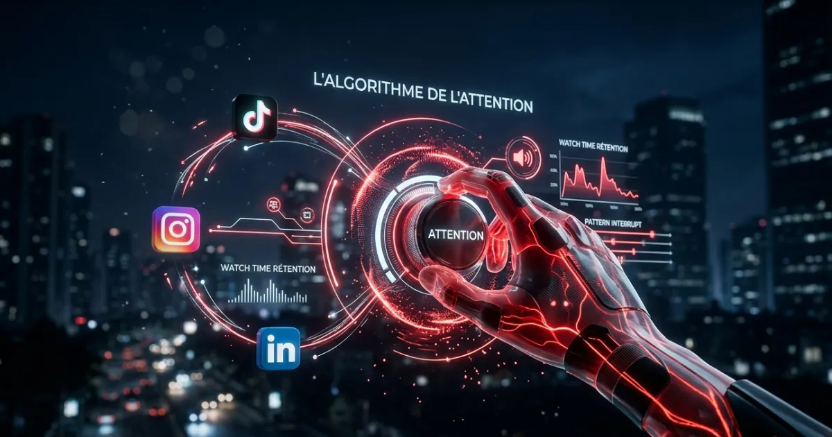L'Algorithme de l'attention : Pourquoi vos contenus sont invisibles (et la méthode pour briser le plafond de verre)