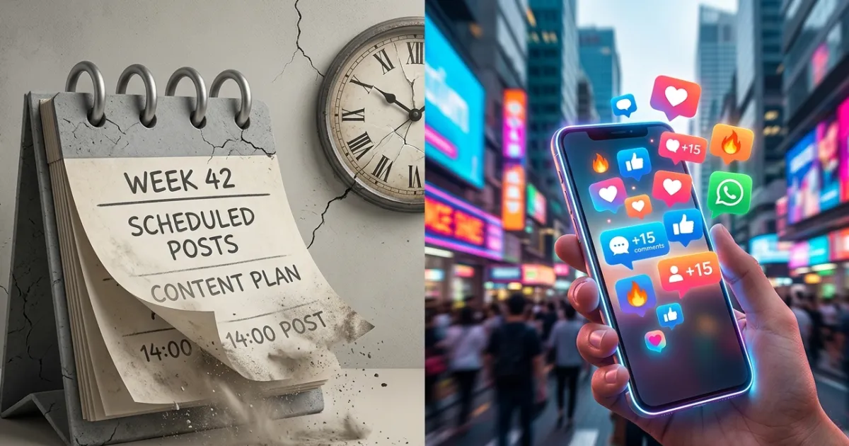 Pourquoi votre calendrier éditorial de 2026 est en train de tuer votre engagement